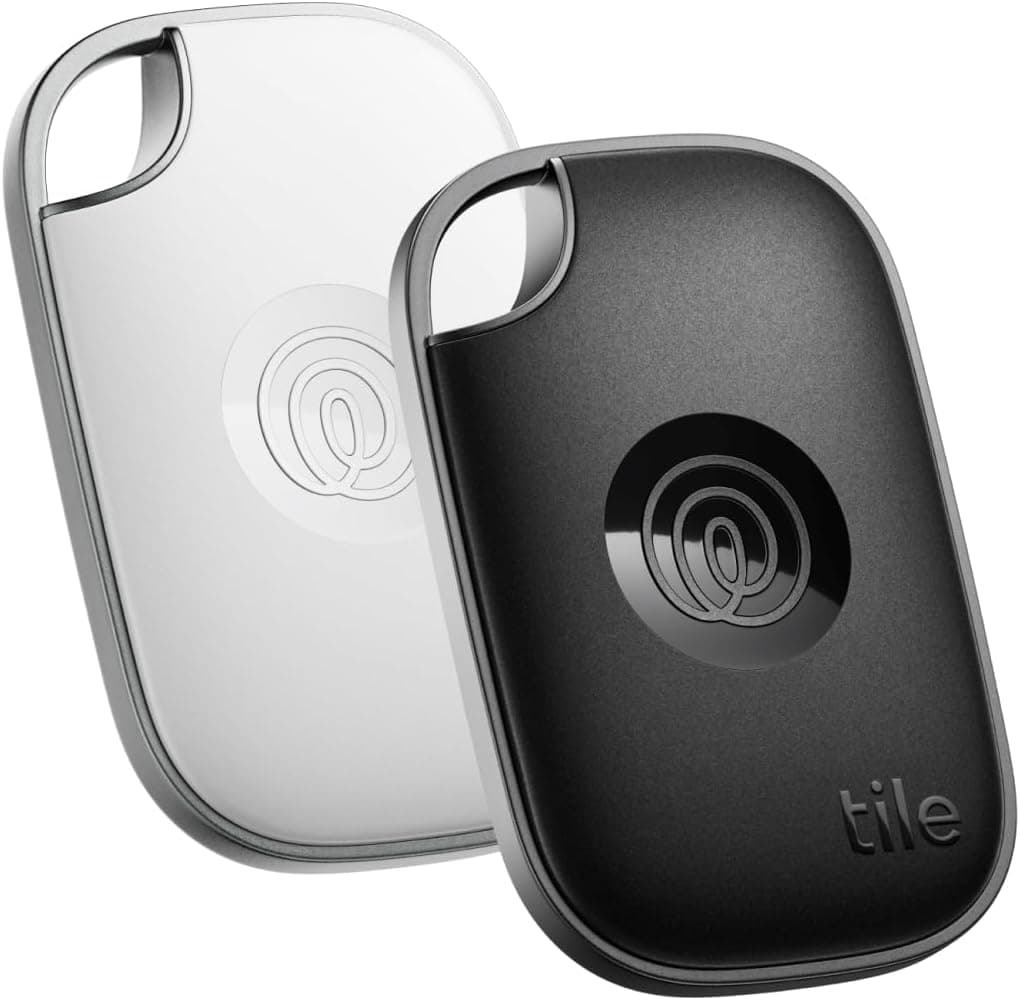 Tile by Life360 Pro Bluetooth Tracker 2-Pack (Black/White)
