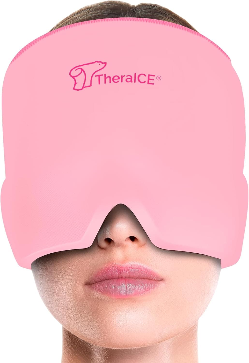 TheraICE Headache Relief Cap Migraine Ice Pack Mask