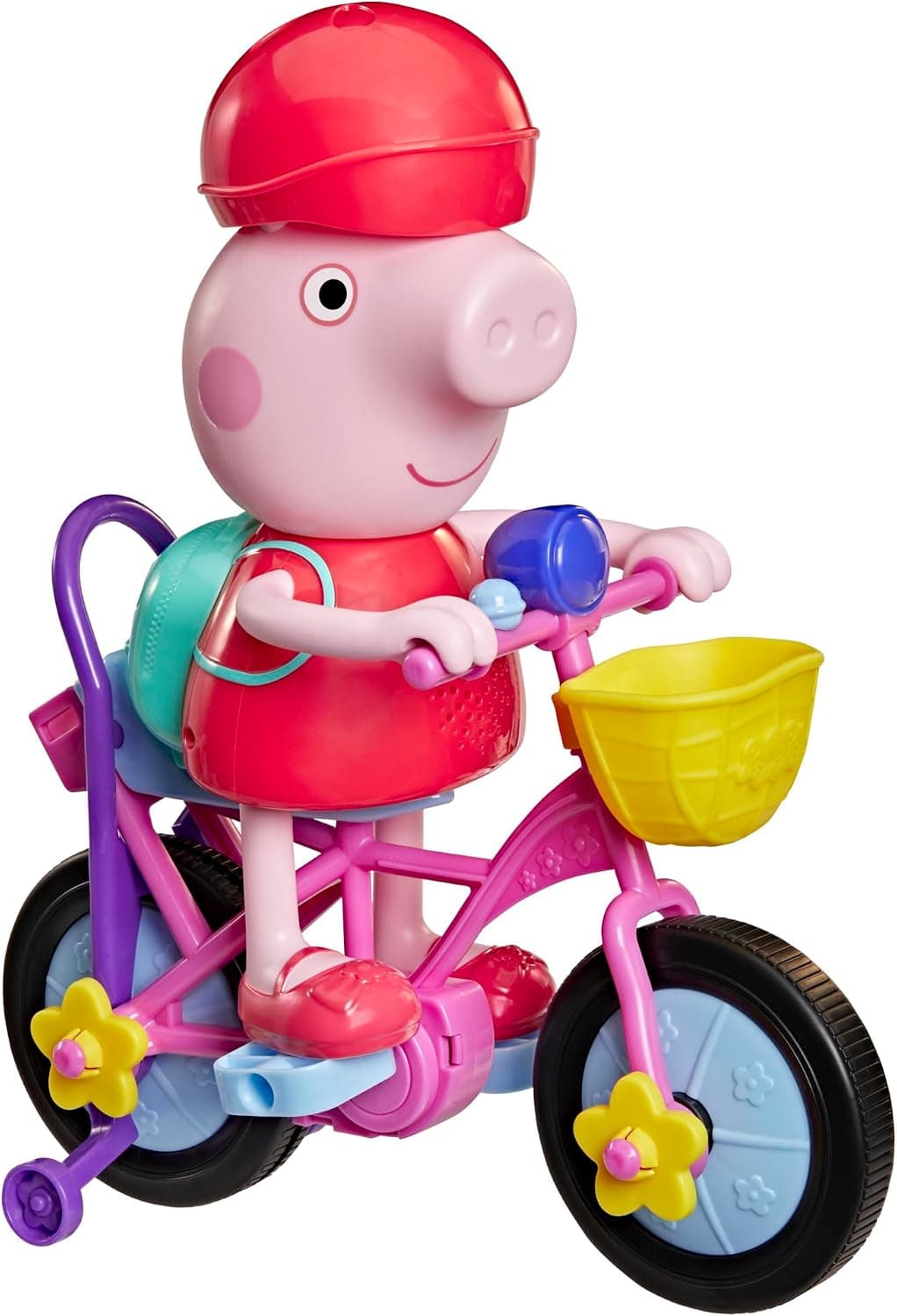 Peppa Pig Ready Pedal Go 8-Inch Peppa Figure & Bicycle Playset (Ages 3+)