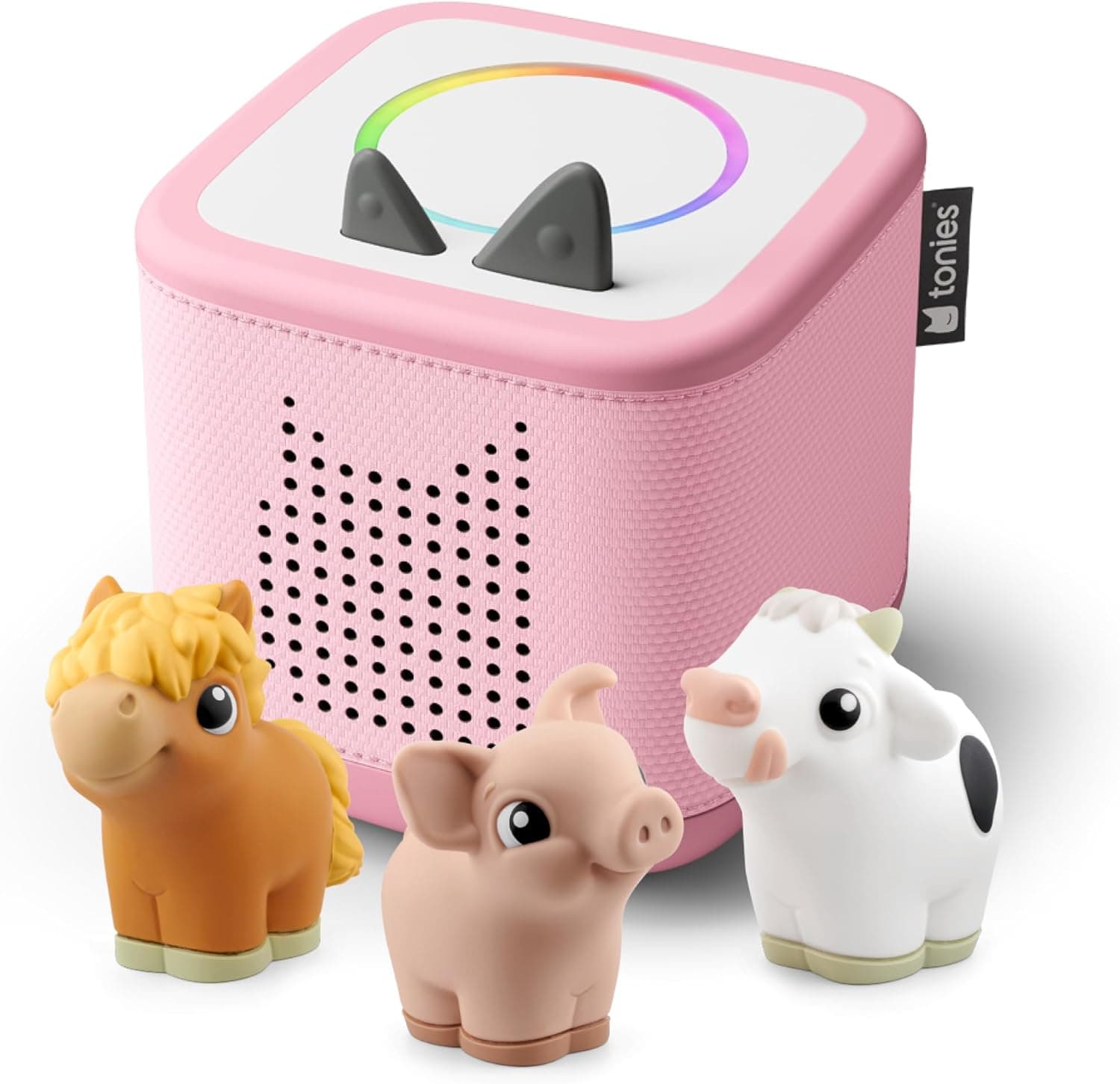Toniebox 2 My First Bundle — Cloud Pink (Cow, Horse & Pig)