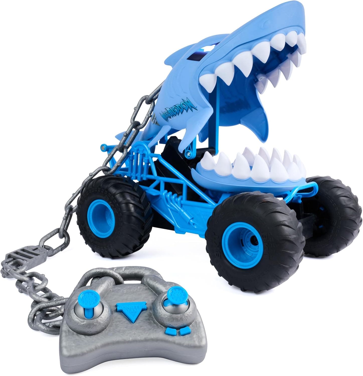 Monster Jam Chomping Megalodon RC Monster Truck, 1:15 Scale