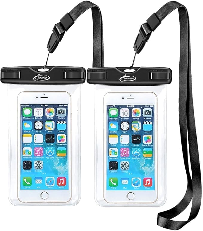 AiRunTech Waterproof Phone Pouch (2-Pack)