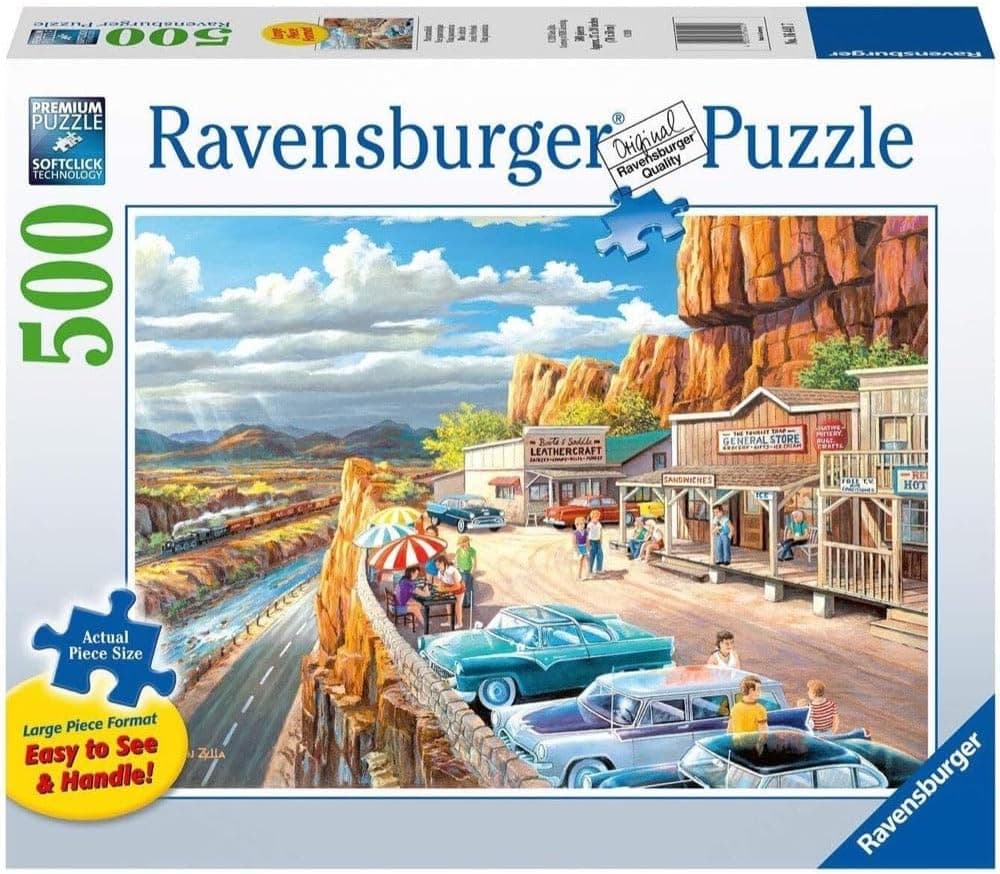 Ravensburger Scenic Overlook 500-Piece Large Pieces Jigsaw Puzzle for Adults
