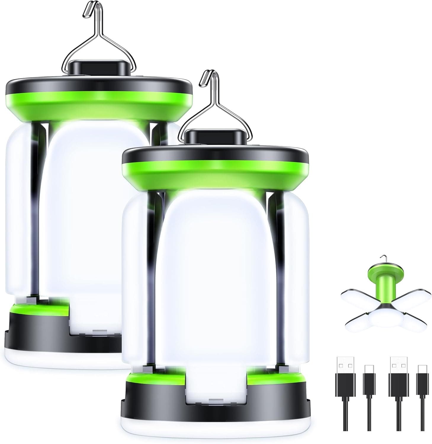 Blukar Rechargeable Camping Lantern — 7 Light Modes