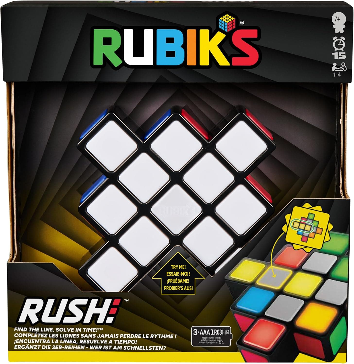 Rubik's Rush Light-Up Handheld Puzzle