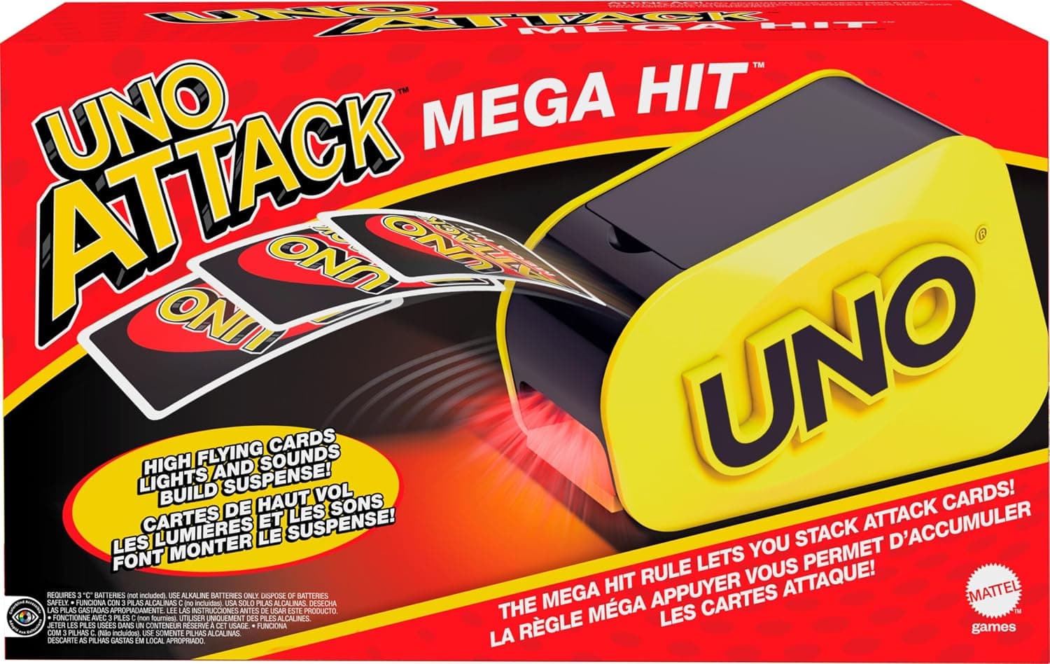UNO Attack Game (Ages 7+, 2–10 Players)