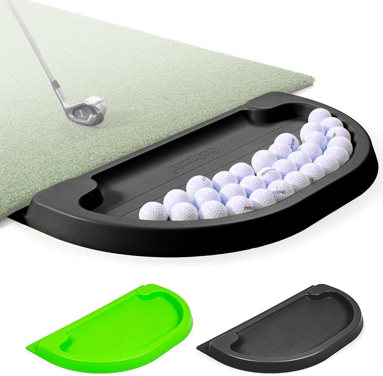 GoSports All-Weather Golf Ball Tray — 70-Ball Capacity