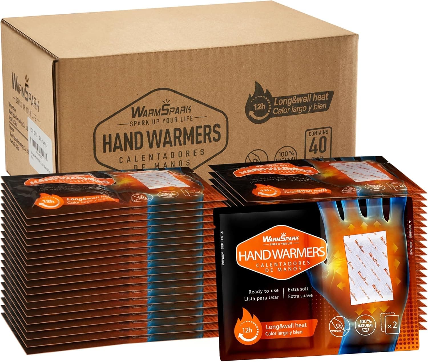 Hand Warmers — Long-Lasting Pocket Heat Packs (Up to 12 Hours)
