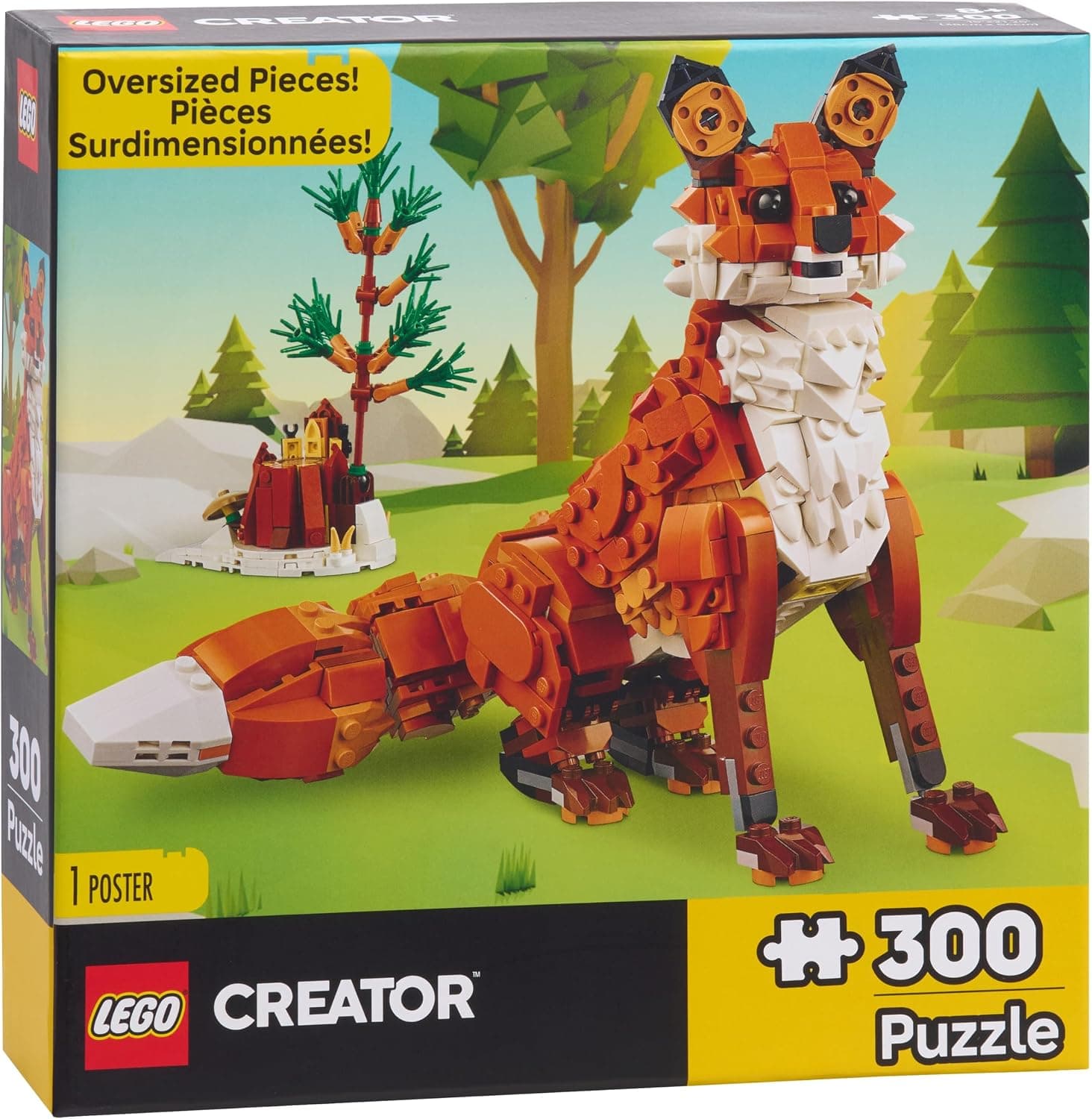 LEGO Creator Oversized Forest Animals Red Fox Puzzle (300 pieces)