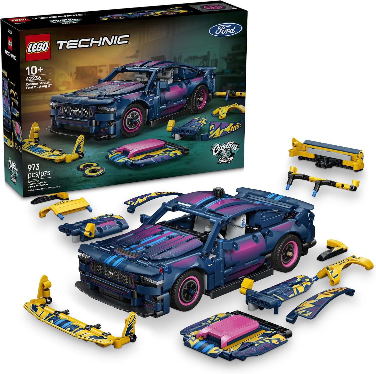 LEGO Technic Custom Garage Ford Mustang GT