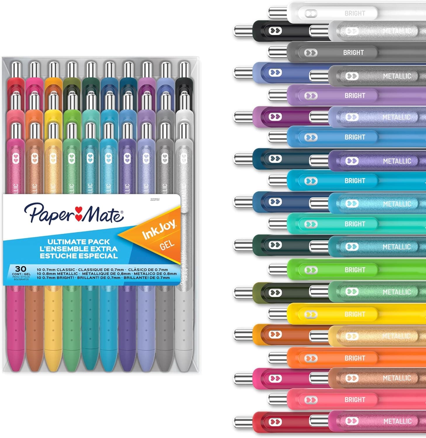 Paper Mate InkJoy Gel Pens Ultimate Assorted 30-Pack