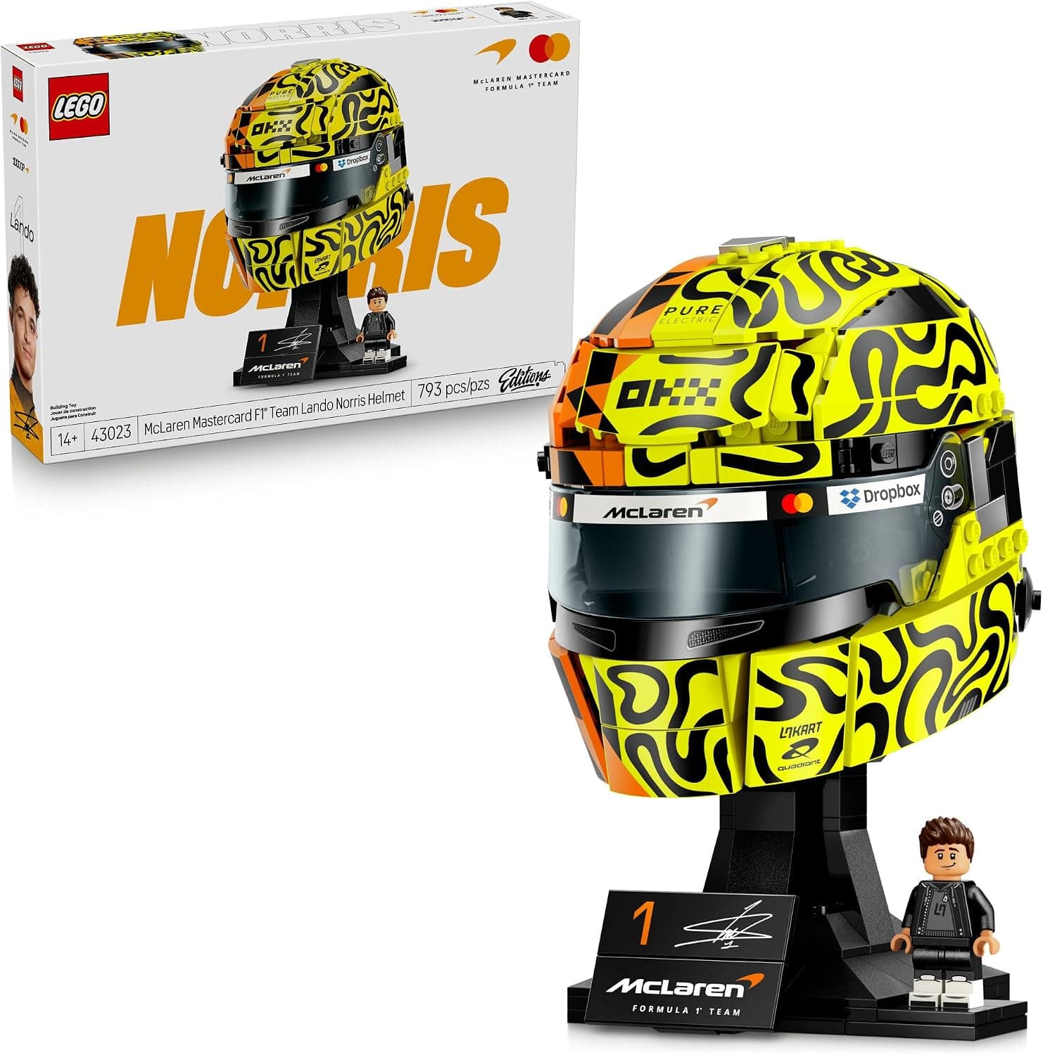 LEGO McLaren Lando Norris F1 Helmet