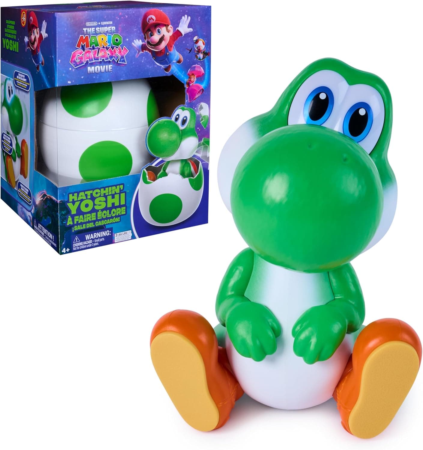 Super Mario Galaxy Hatchin' Yoshi Interactive Toy