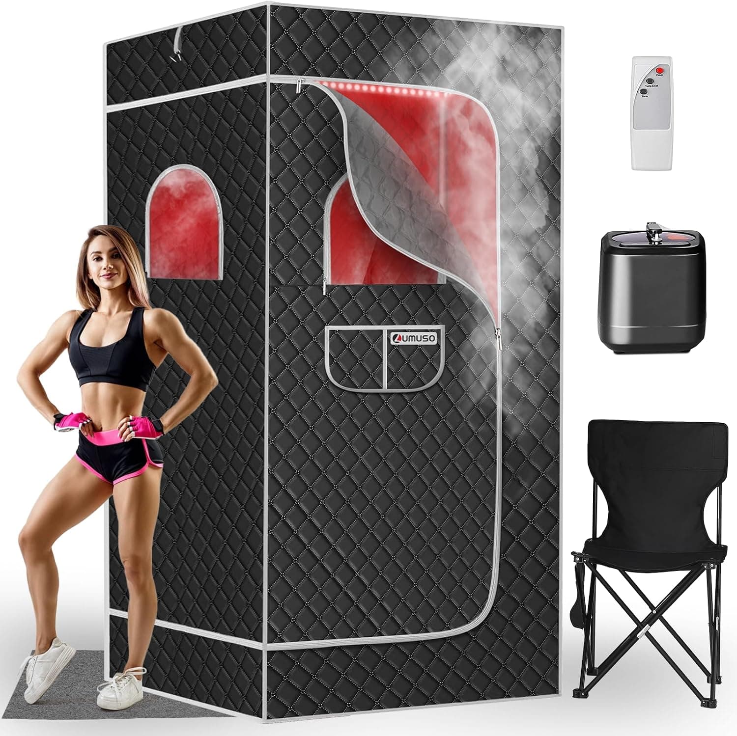 LUMUSO Portable Home Sauna Tent