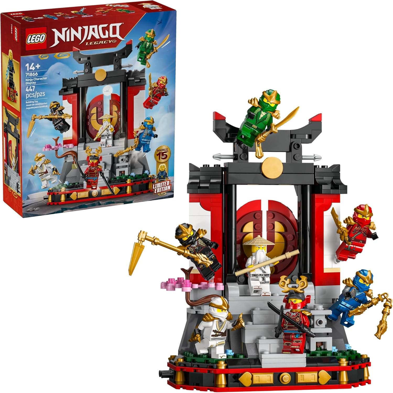 LEGO NINJAGO Ninja Character Display 15th Anniversary