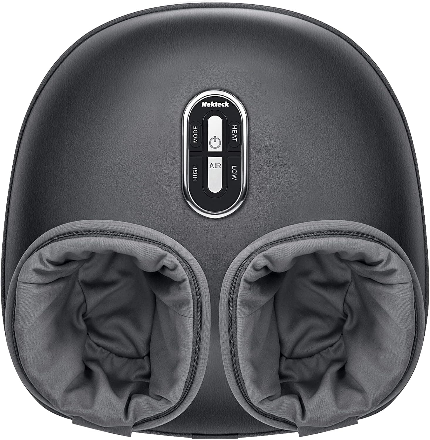 Nekteck Shiatsu Foot Massager with Heat & Air Compression (Gray)