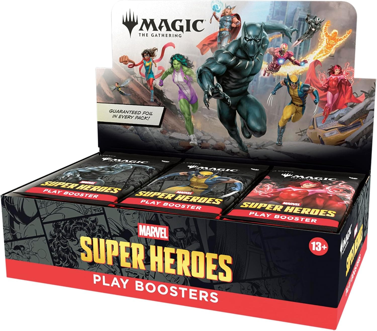 Magic: The Gathering Marvel Super Heroes Play Booster Box (30 Packs)