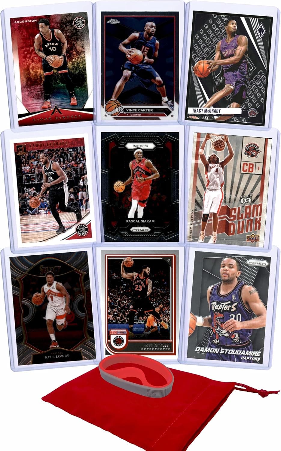 Toronto Raptors Legends Cards (9) Assorted Goats Card Gift Pack