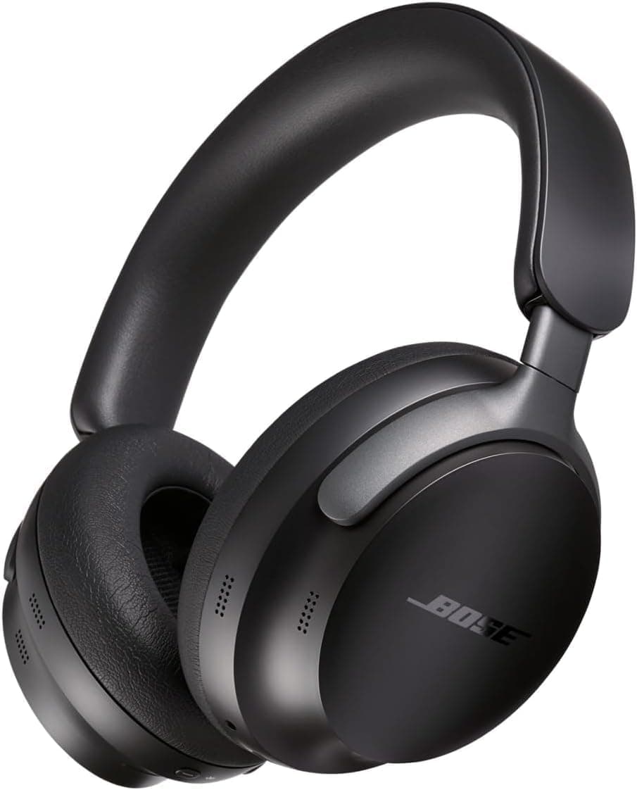 Bose QuietComfort Ultra Wireless Noise Cancelling Headphones with Spatial Audio (Black)