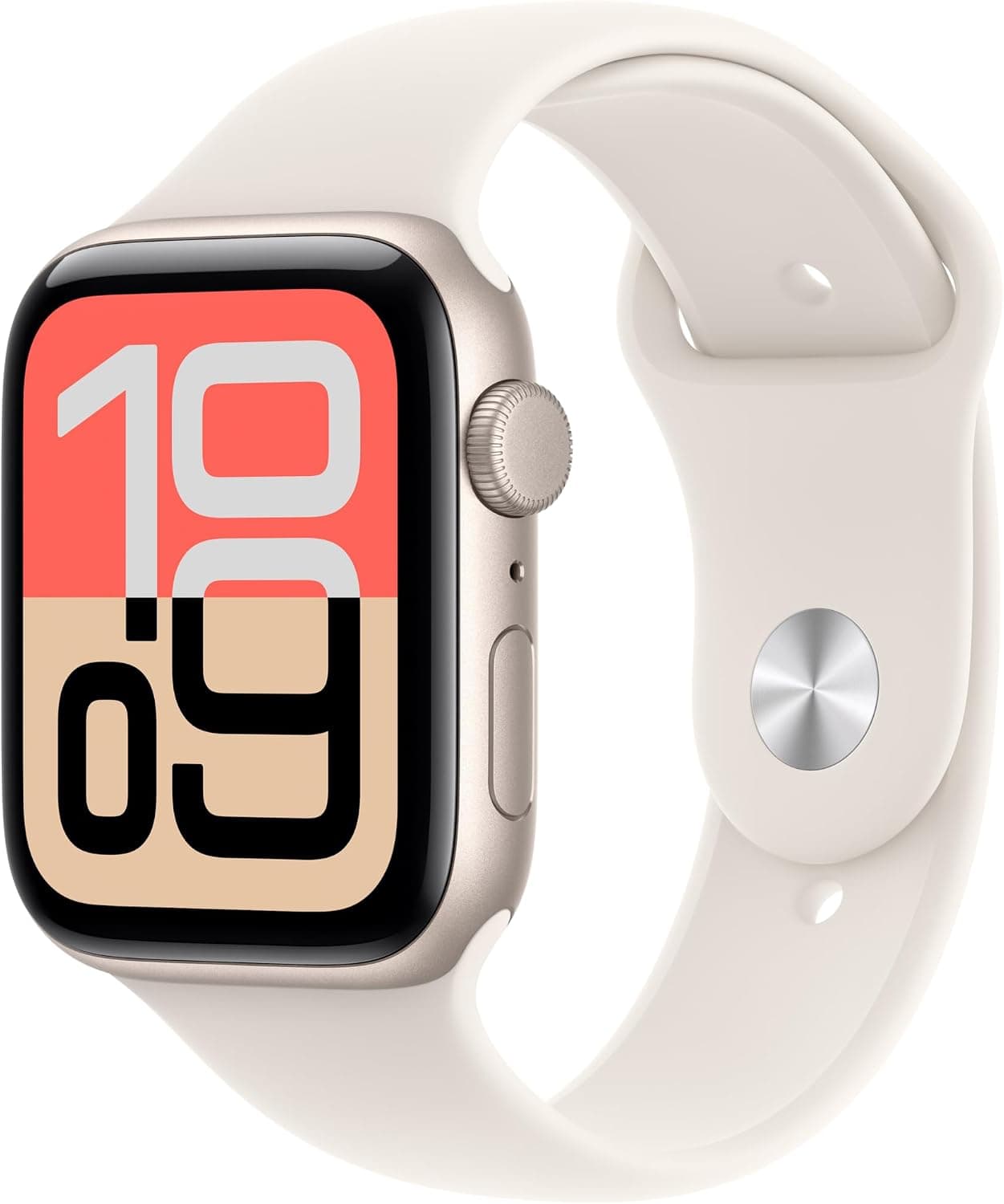 Apple Watch SE 3 (GPS, 40mm) — Starlight Case & Starlight Sport Band
