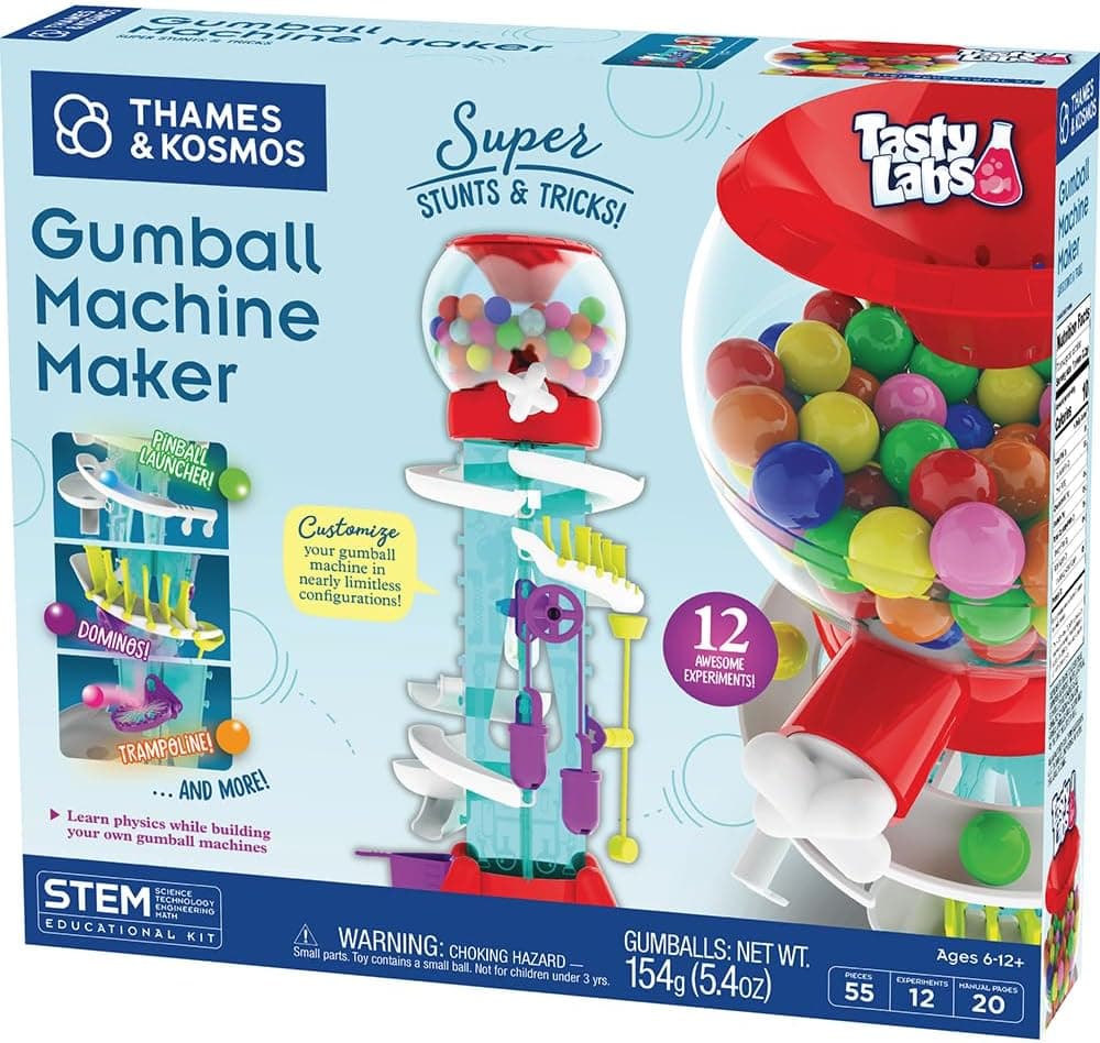 Thames & Kosmos Gumball Machine Maker - Super Stunts & Tricks Science Kit