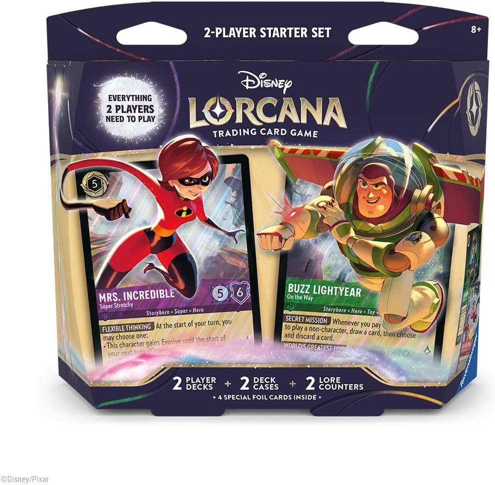 Ravensburger Disney Lorcana TCG Wilds Unknown 2‑Player Starter Deck