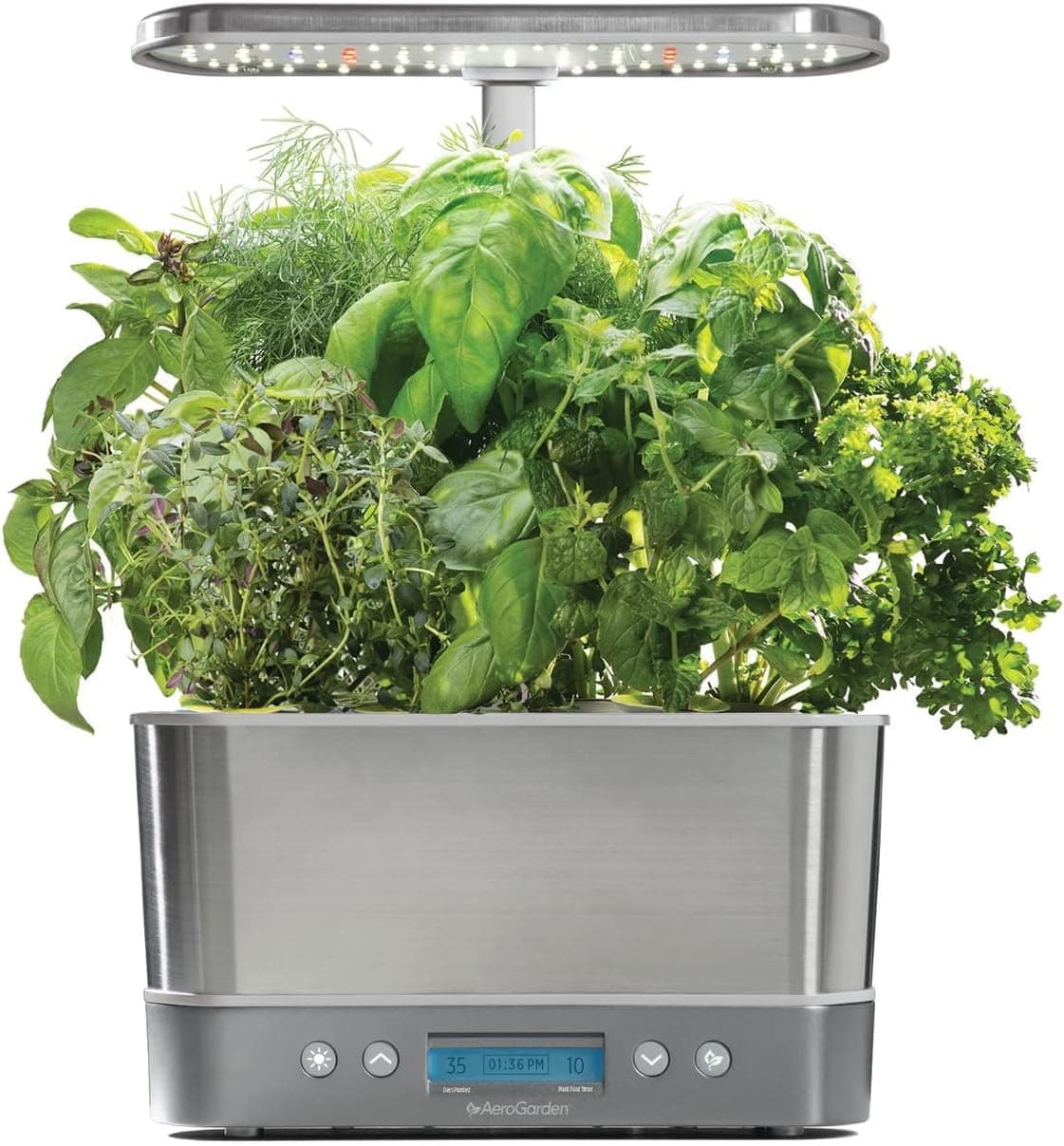 AeroGarden Harvest Elite Indoor Hydroponic Garden with LED Grow Light & Herb Kit