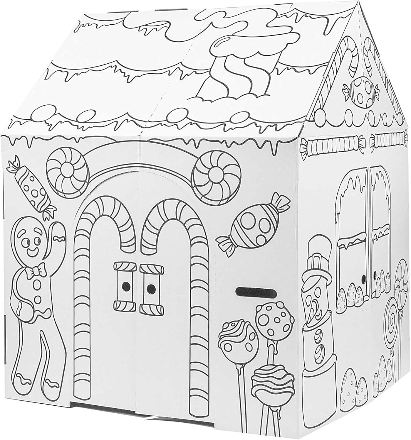 Easy Playhouse Gingerbread House