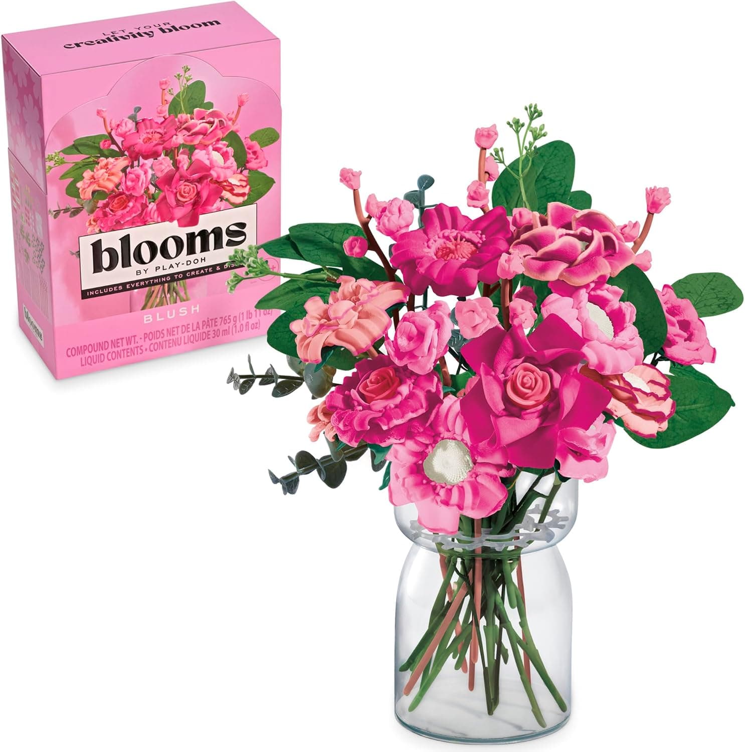 Play-Doh Blooms Blush Flower Bouquet Kit
