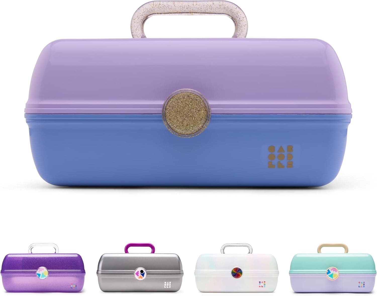 Caboodles On-The-Go Girl Makeup Case — Two-Tone Lavender & Blue