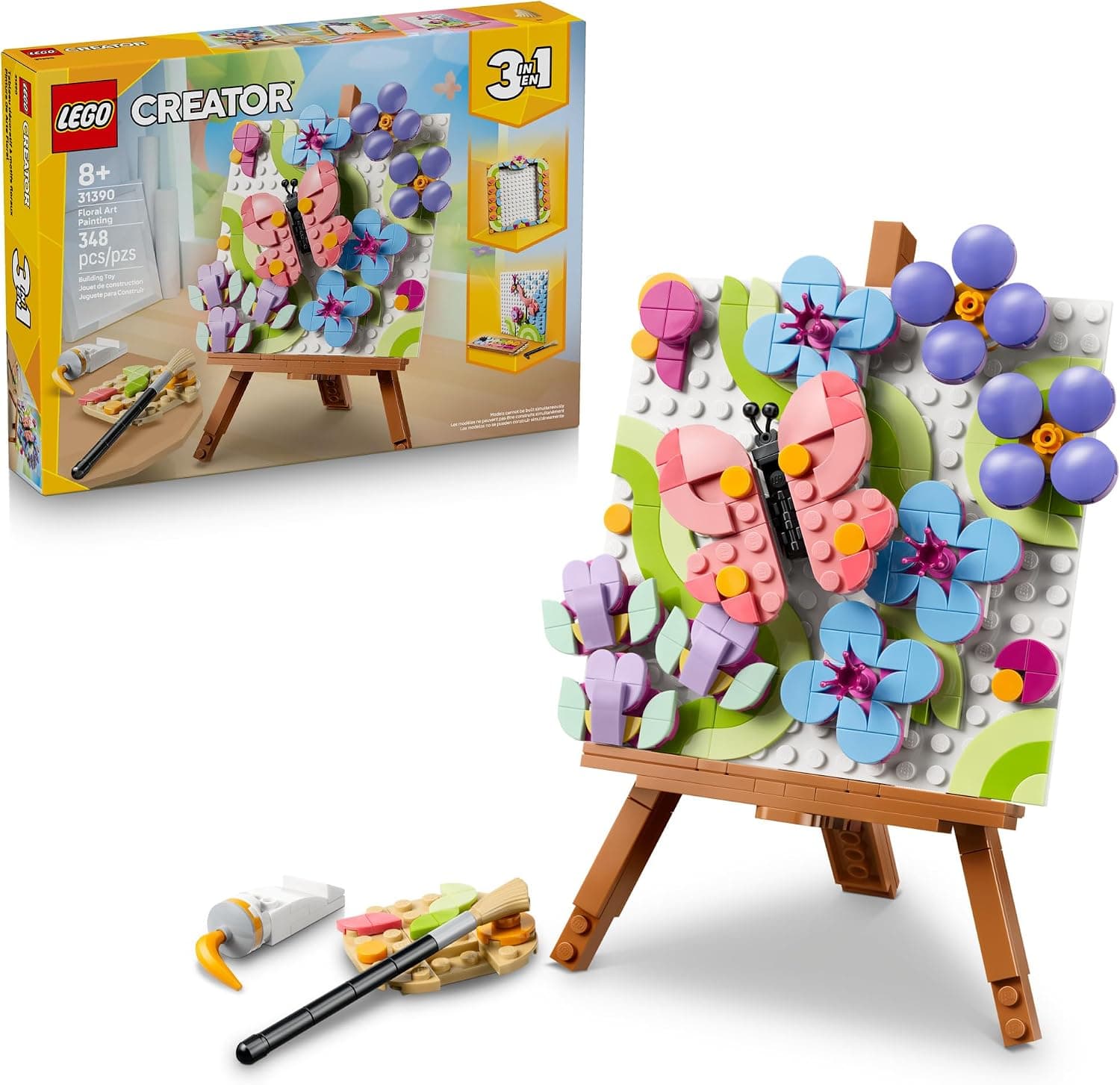 LEGO Creator 3-in-1 Floral Art Decor Painting