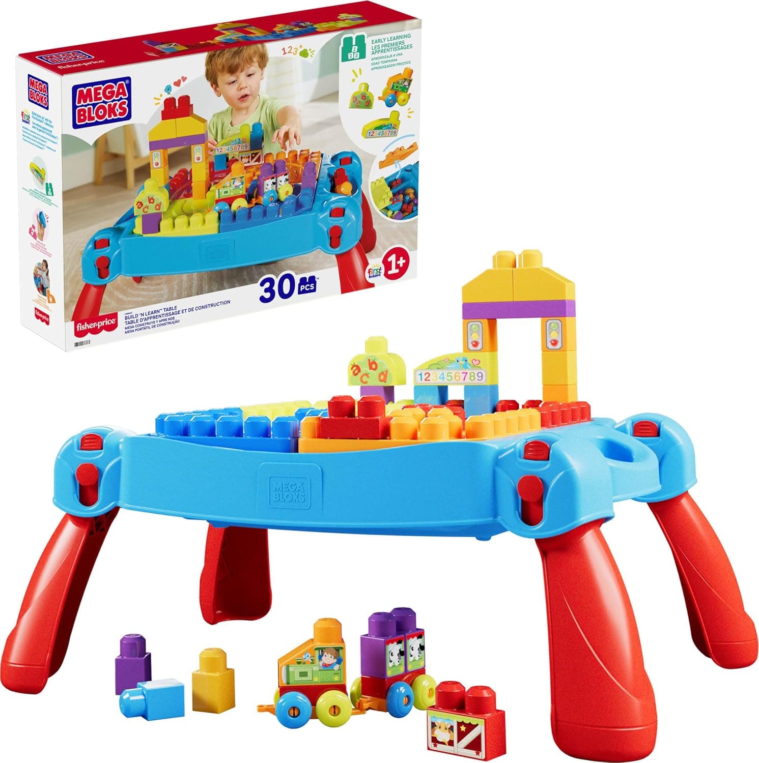 Mega Bloks First Builders Build 'n Learn Table