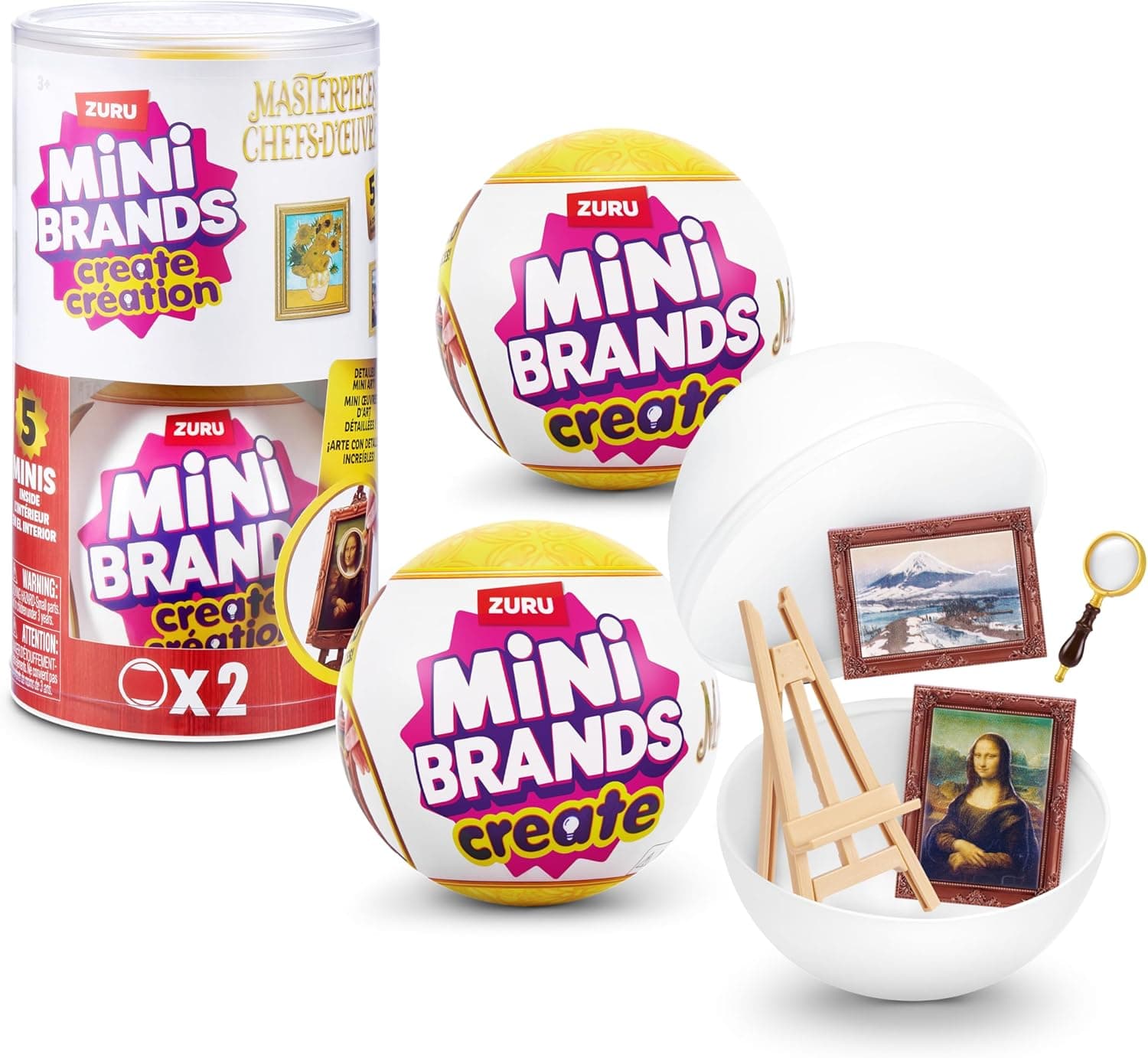 Mini Brands Create Mini Masterpieces Series 1 Capsule 2-Pack