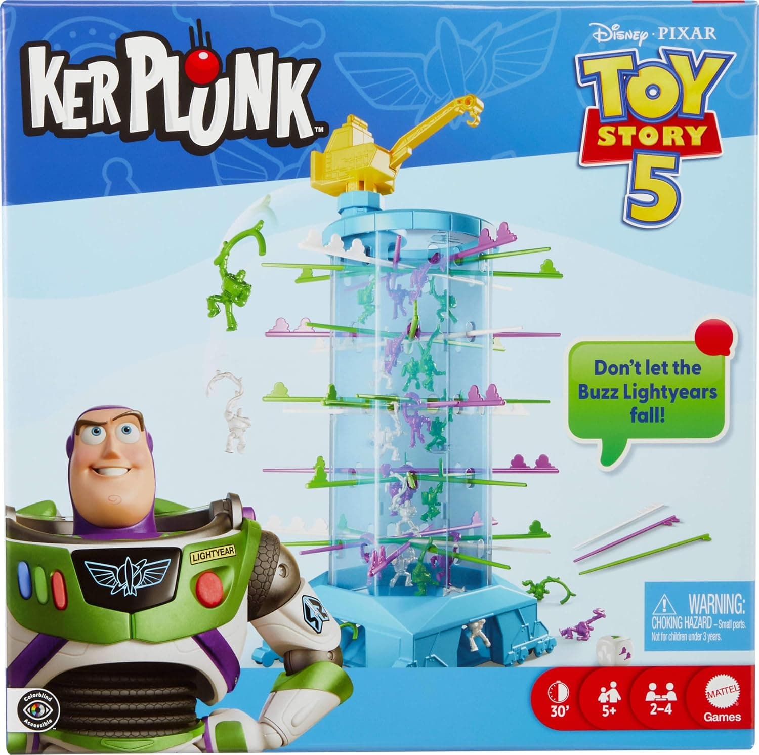 Mattel KerPlunk Toy Story 5 Family Game