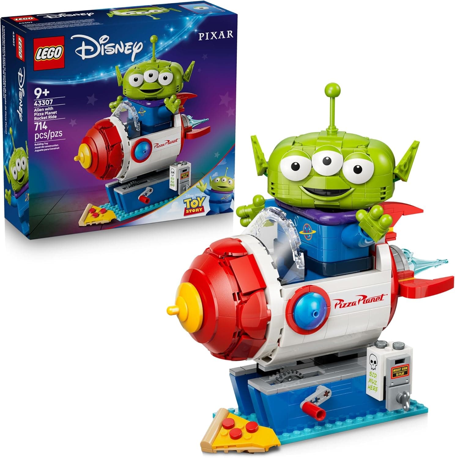 LEGO Disney & Pixar Toy Story Alien Pizza Planet Rocket Ride