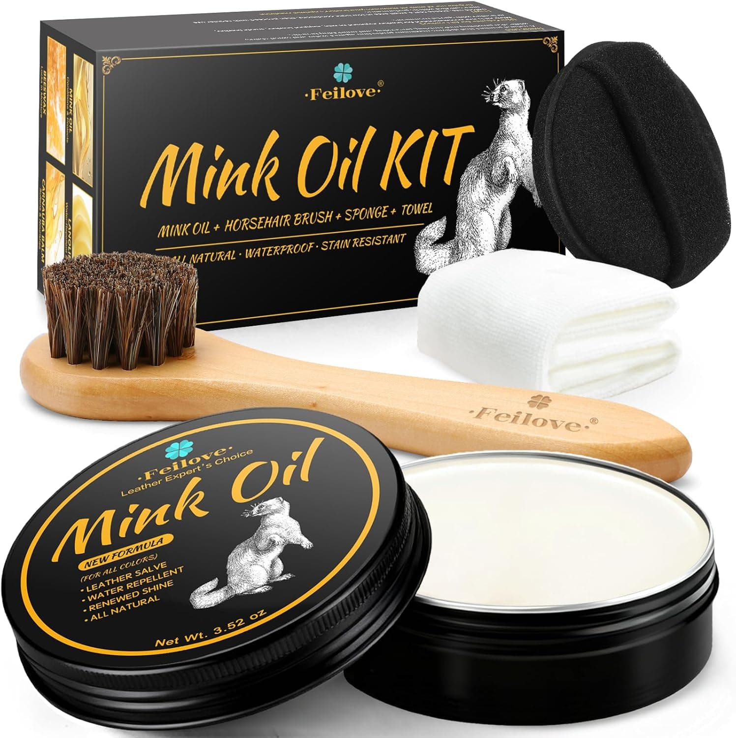 Mink Oil Leather Conditioner and Cleaner