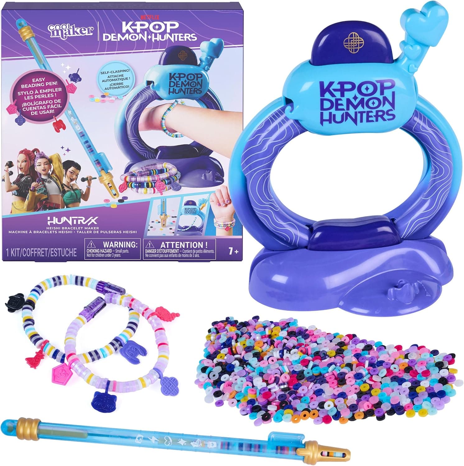 Cool Maker KPop Demon Hunters Heishi Bracelet Making Kit (Ages 7+)