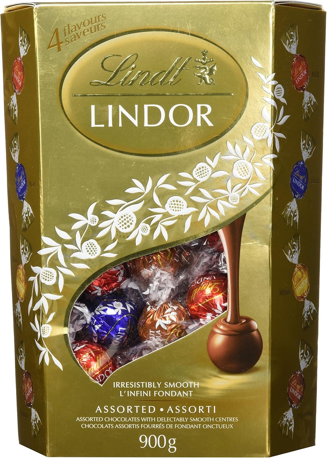 Lindt Lindor Assorted Chocolate Truffles, Value Pack, 900 g