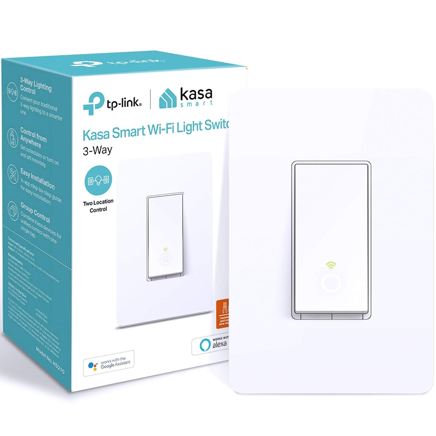 Kasa Smart 3-Way Switch HS210
